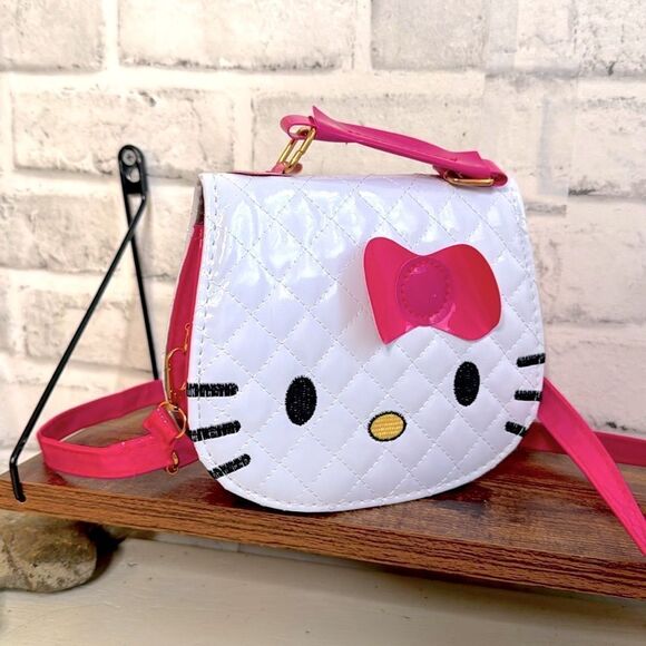 NWOT Hello Kitty Faux Patent Leather Purse Bag, Mini - Picture 3 of 6